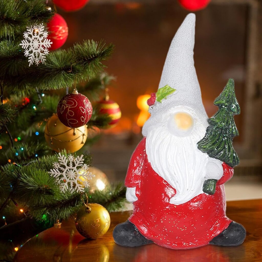 Kasvoton nukke Gnome Garden Gnome Veistos Keiju Puutarha Patsas Tonttu Työpenkki Ulkona Tonttupatsas Tonttukeiju Puutarhapatsas 1 hinta ja tiedot | Koristeet ja tarrat | hobbyhall.fi