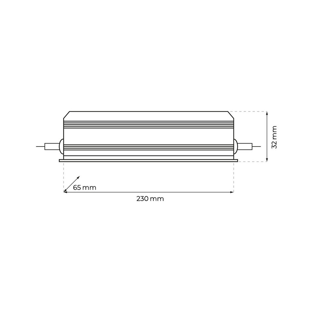 LED-virtalähde 150W IP67, musta hinta ja tiedot | LED-valonauhat | hobbyhall.fi