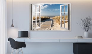 Kuva - Window: View of the Beach hinta ja tiedot | Taulut | hobbyhall.fi