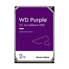 Western Digital Purple 2TB sisäinen HDD-levy hinta ja tiedot | Kovalevyt | hobbyhall.fi