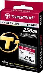 Transcend TS256GCFX650 CFast 256GB hinta ja tiedot | Transcend Puhelimet, älylaitteet ja kamerat | hobbyhall.fi