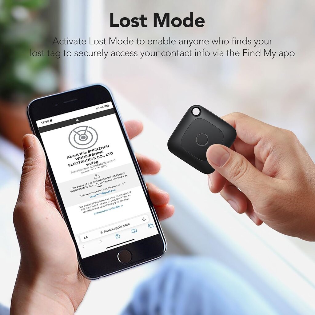 Air Tracker, Key Finder toimii Find My App -sovelluksen kanssa (vain iOS), Bluetooth-seurantatunniste avaimille, matkatavaroille, matkalaukuille ja lemmikkieläimille, kovaääninen piippaus, maailmanlaajuinen seuranta, vaihdettava akku, 3-pakkaus hinta ja tiedot | Älylaitteiden lisätarvikkeet | hobbyhall.fi