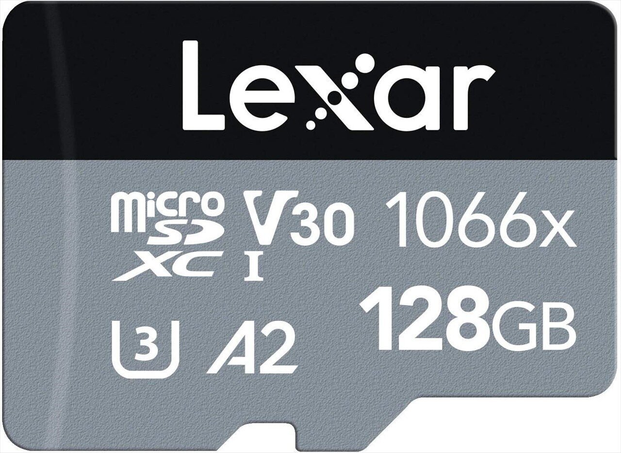 Lexar Professional 1066x UHS-I MicroSDXC, 128 GB, Flash memory class 10, Black hinta ja tiedot | Kameran muistikortit | hobbyhall.fi