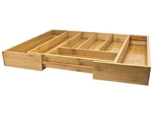 Bambu ruokailuvälineet jalusta 25,7x35,7x5 cm hinta ja tiedot | Keittiövälineet | hobbyhall.fi