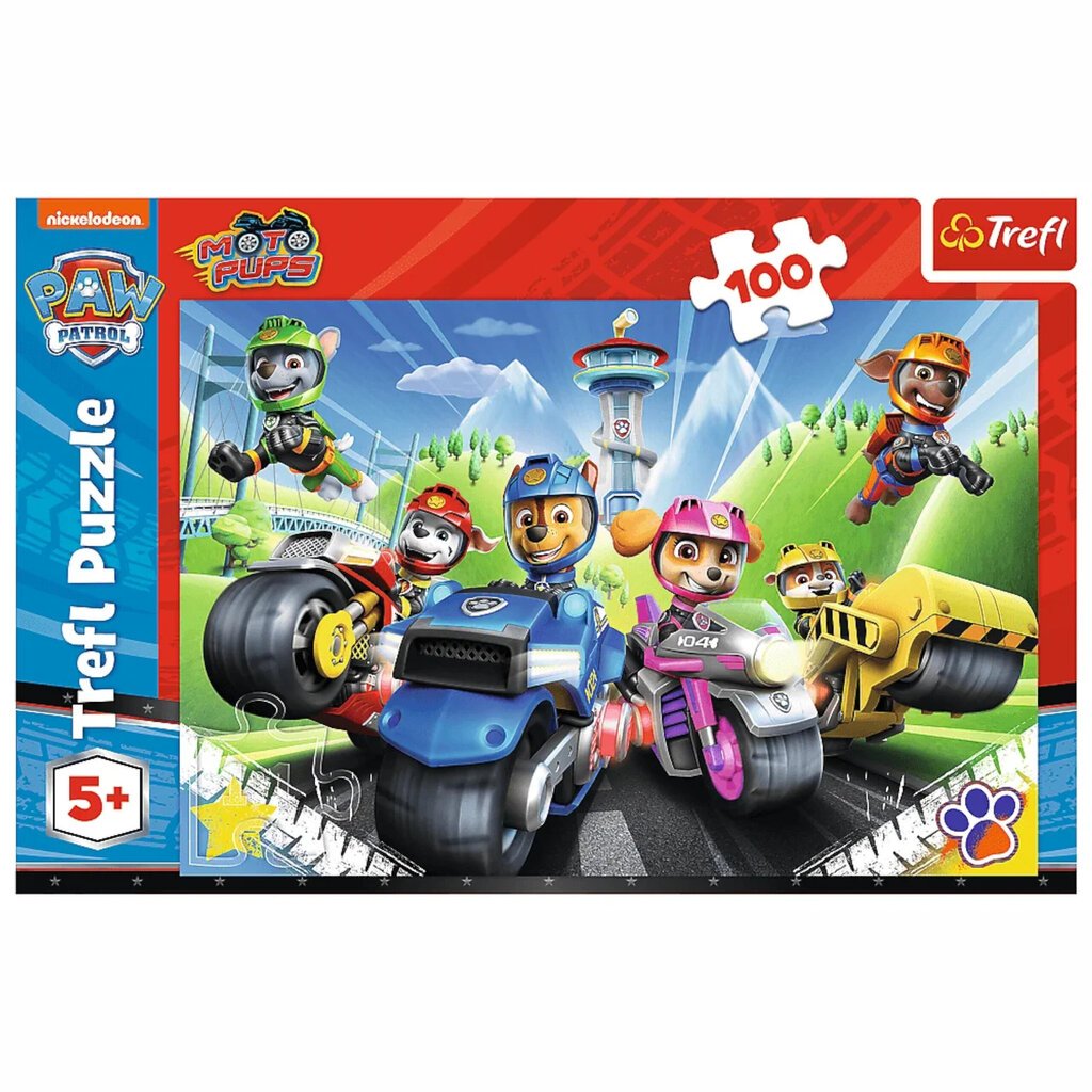 Trefl 100 palan palapeli &bdquo;Paw Patrol&ldquo; hinta ja tiedot | Palapelit | hobbyhall.fi