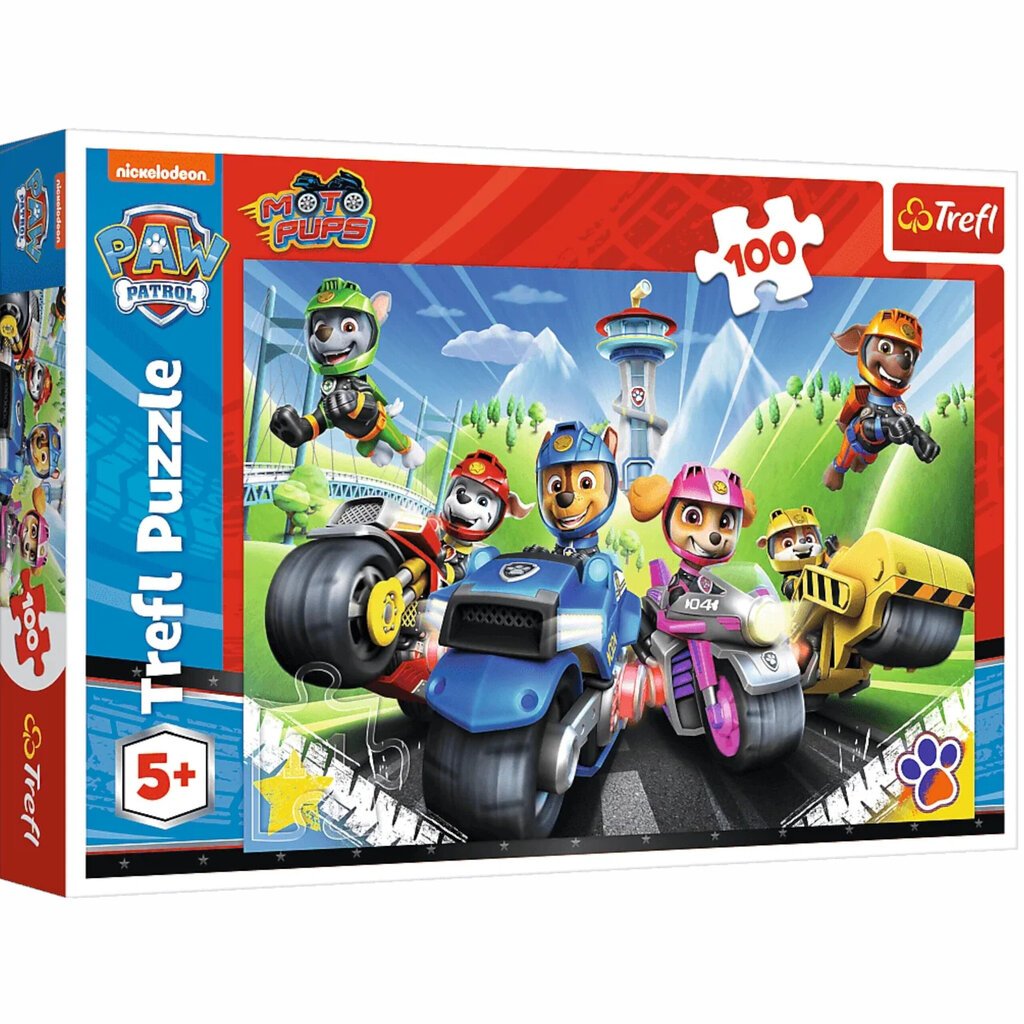 Trefl 100 palan palapeli &bdquo;Paw Patrol&ldquo; hinta ja tiedot | Palapelit | hobbyhall.fi