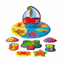 PLAYGRO kylpylelu puzzle Floaty Boat hinta ja tiedot | Vauvan lelut | hobbyhall.fi