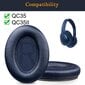 Vaihtokorvatyynyt Bose QuietComfort 35 (QC35) ja Quiet Comfort 35 II (QC35 ii) kuulokkeille, sininen hinta ja tiedot | Kuulokkeiden tarvikkeet | hobbyhall.fi