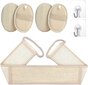 Loofah Shower Sponge Back Brush Set 7 Pieces Natural Bath Scrub hinta ja tiedot | Hiusharjat, kammat ja sakset | hobbyhall.fi