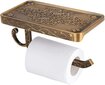 WC-paperiteline, vintage antiikki messinki WC-paperiteline Seinään kiinnitettävä puhelinteline (antiikki) hinta ja tiedot | Kylpyhuoneen sisustus | hobbyhall.fi