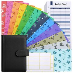 Sormuskanta Budget Planner A6 Kansikansio Creative Notebook Black hinta ja tiedot | Toimistotarvikkeet | hobbyhall.fi