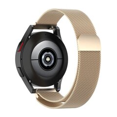 Metallinen kellon ranneke, joka on yhteensopiva Samsung Galaxy Watch 4 20mm Champagne Gold kanssa hinta ja tiedot | Kellot | hobbyhall.fi