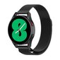 Samsung Galaxy Watch 4 -kellon kanssa yhteensopiva metalliranneke 20 mm musta hinta ja tiedot | Kellot | hobbyhall.fi