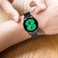 Samsung Galaxy Watch 4 -kellon kanssa yhteensopiva metalliranneke 20 mm musta hinta ja tiedot | Kellot | hobbyhall.fi