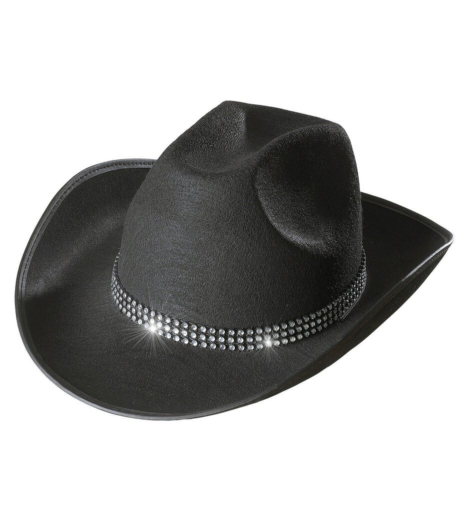 Cowboy-lippis musta hinta ja tiedot | Juhlakoristeet | hobbyhall.fi