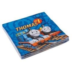 Lautasliinat 'Thomas & Friends' 33*33cm, 20 kpl pakkauksessa hinta ja tiedot | Hauskat juhlapelit ja -tuotteet | hobbyhall.fi