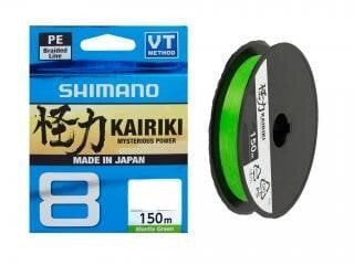 Shimano Kairiki PE Mantis vihreä 150m 0,160mm 10,30kg hinta ja tiedot | Puutarhatyökalut | hobbyhall.fi