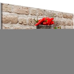 Kuva - Red Vegetables (1 Part) Brick Narrow hinta ja tiedot | Taulut | hobbyhall.fi