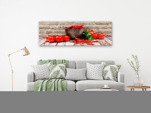 Kuva - Red Vegetables (1 Part) Brick Narrow hinta ja tiedot | Taulut | hobbyhall.fi