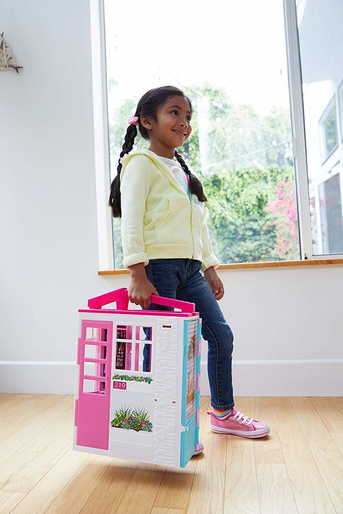 Barbie nuken taitettava talo, FXG54 hinta ja tiedot | Tyttöjen lelut | hobbyhall.fi
