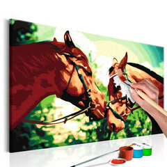 DIY kangas maalaus - Two Horses hinta ja tiedot | Artgeist Lapset | hobbyhall.fi