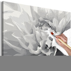 DIY kangas maalaus - Black & White Flower hinta ja tiedot | Artgeist Lapset | hobbyhall.fi