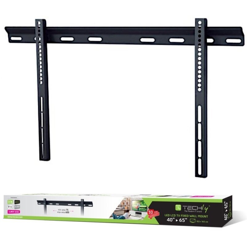 Seinäkiinnike TV 40-65" LED/LCD 50kg slim 22mm hinta ja tiedot | TV-seinätelineet | hobbyhall.fi