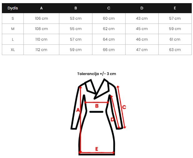 Naisten pitkä musta talvitakki Taja JS/5M3233/392Z-57524-XL hinta ja tiedot | Naisten takit | hobbyhall.fi