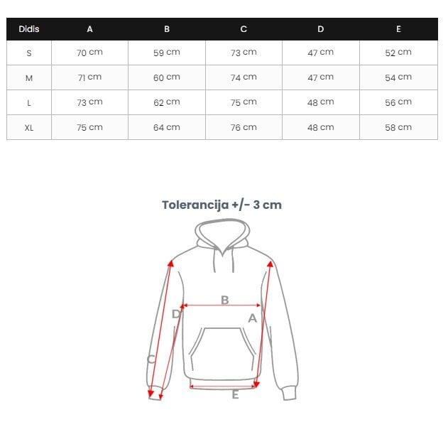 Miesten tummanharmaa pusero Älä koskaan anna periksi O/SWE23037Z-57151-XL hinta ja tiedot | Naisten hupparit, collegepaidat ja villapaidat | hobbyhall.fi