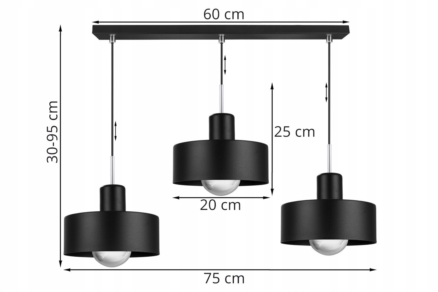 LightHome riipus Barcelona hinta ja tiedot | Riippuvalaisimet | hobbyhall.fi