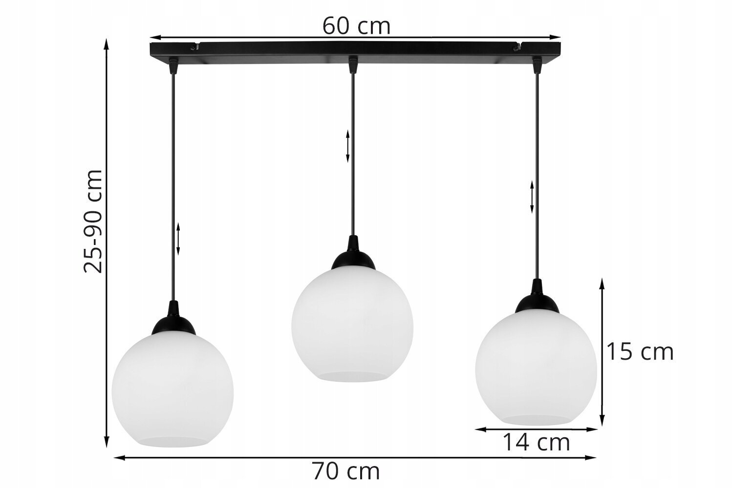 LightHome riipus Eliza hinta ja tiedot | Riippuvalaisimet | hobbyhall.fi