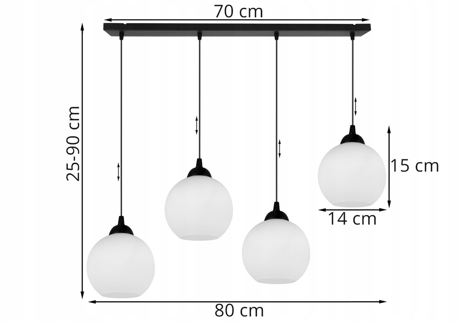 LightHome riipus Eliza hinta ja tiedot | Riippuvalaisimet | hobbyhall.fi