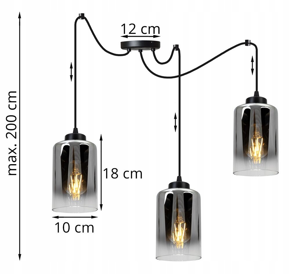 LightHome riippuvalaisin Spider Hella hinta ja tiedot | Riippuvalaisimet | hobbyhall.fi