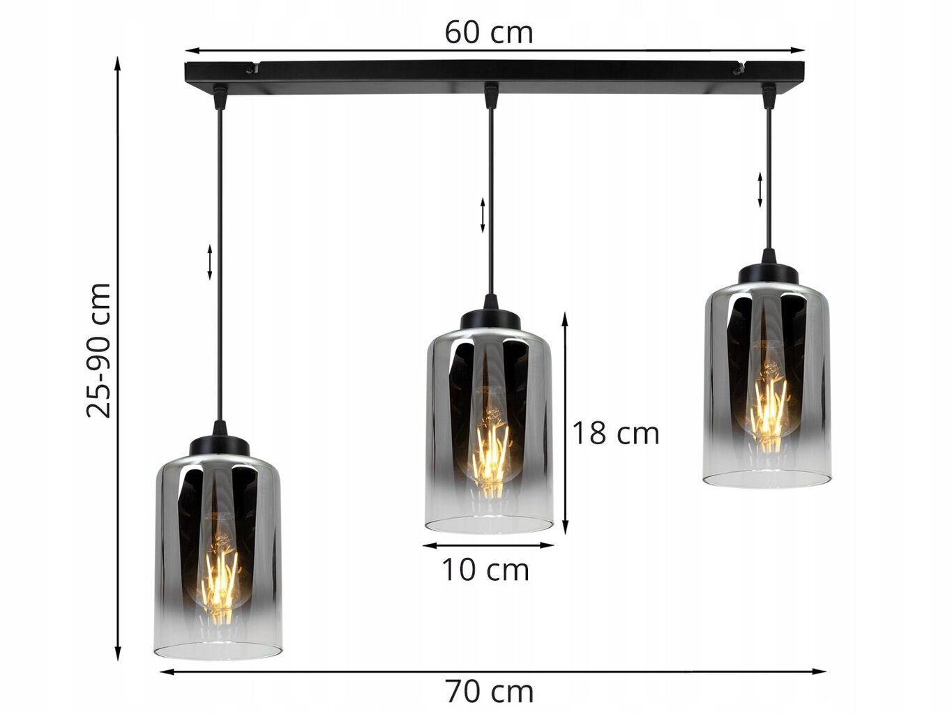 LightHome riipus Hella hinta ja tiedot | Riippuvalaisimet | hobbyhall.fi