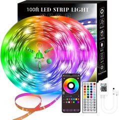 Älykäs LED RGB-valonauha, 40 näppäimen kaukosäätimellä, Sync Music, 5 m hinta ja tiedot | Upotettavat valaisimet ja LED-valaisimet | hobbyhall.fi