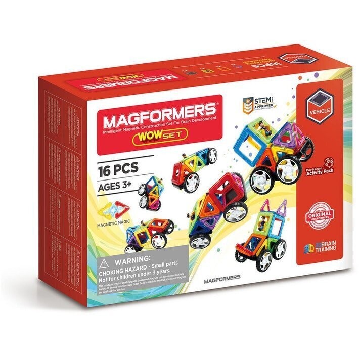 MAGFORMERS Rakennussetti Wow, 16 kpl hinta ja tiedot | LEGOT ja rakennuslelut | hobbyhall.fi