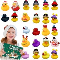 Joulukalenteri 2024, Joulukalenteri 2024 Navetta, Advent Ducks Bath hinta ja tiedot | Joulukoristeet | hobbyhall.fi