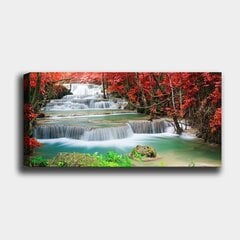 Taulu Vesiputouksia, 50x120 cm hinta ja tiedot | Taulut | hobbyhall.fi