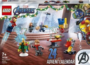 76196 LEGO® Avengers Joulukalenteri hinta ja tiedot | LEGOT ja rakennuslelut | hobbyhall.fi