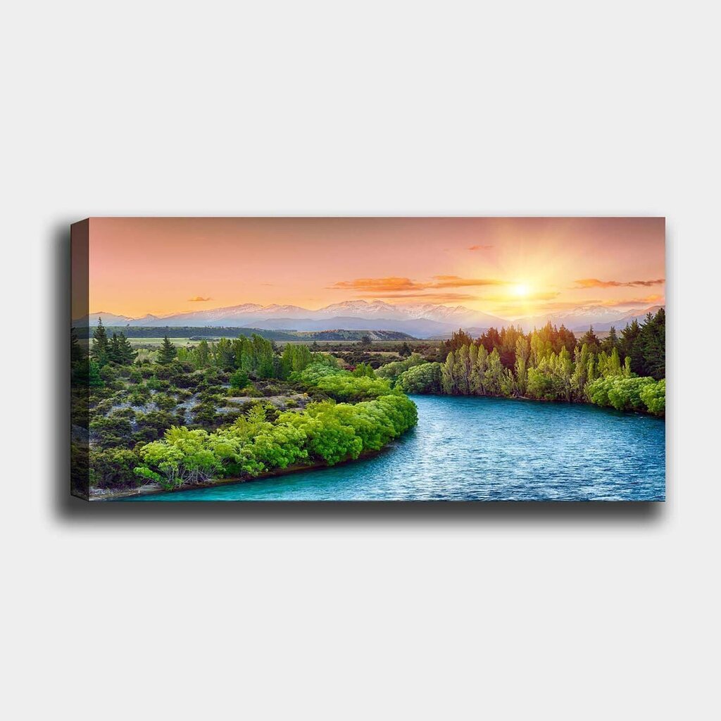 Taulu Maisema, 50x120 cm hinta ja tiedot | Taulut | hobbyhall.fi