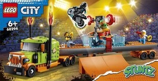 60294 LEGO® City Stunttishow’n rekka-auto hinta ja tiedot | LEGOT ja rakennuslelut | hobbyhall.fi