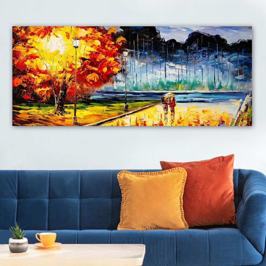 Taulu Puisto, 50x120 cm hinta ja tiedot | Taulut | hobbyhall.fi