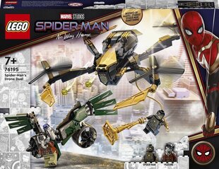 76195 LEGO® Spider-Man ja dronekopterien kaksintaistelu hinta ja tiedot | LEGOT ja rakennuslelut | hobbyhall.fi