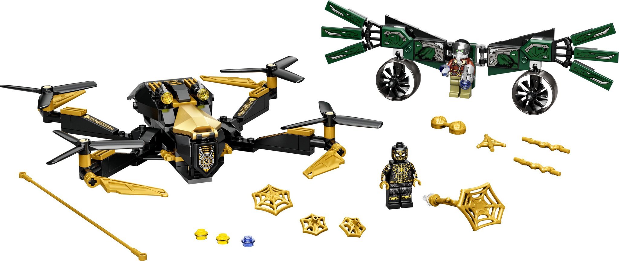 76195 LEGO® Spider-Man ja dronekopterien kaksintaistelu hinta ja tiedot | LEGOT ja rakennuslelut | hobbyhall.fi