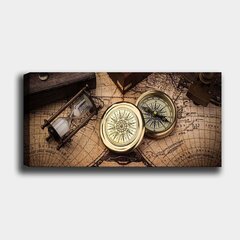 Taulu kankaalla Maantiede, 50x120 cm hinta ja tiedot | Taulut | hobbyhall.fi