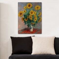 Taulu Kukat, 70x100 cm hinta ja tiedot | Taulut | hobbyhall.fi