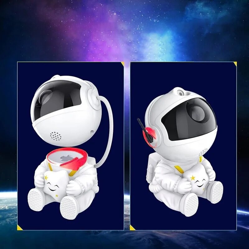 Yövalo projektori UNIVERSE astronautti valkoinen hinta ja tiedot | Projektorit | hobbyhall.fi