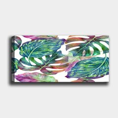 Kuva kankaalle Monstera, 30x80 cm hinta ja tiedot | Taulut | hobbyhall.fi