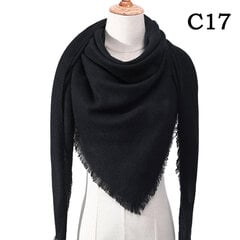 (UC-17)2024 Muoti talvihuivi naisille Ruudullinen neulottu kolmiohuivit Cashmere Pashmina Lady Lämmin Peitto Huivit Kiedo kaulahuivit hinta ja tiedot | Naisten huivit | hobbyhall.fi