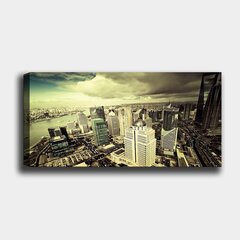 Taulu Kaupunki, 30x80 cm hinta ja tiedot | Taulut | hobbyhall.fi